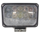  SPC Фара светодиодная OFF ROAD 165*105*75мм прямоугольная 12V/24V 45W 6000К 15 диодов Combo свет